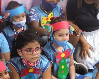 Foto de alunos do Josival Penha