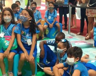 Foto de alunos do Josival Penha